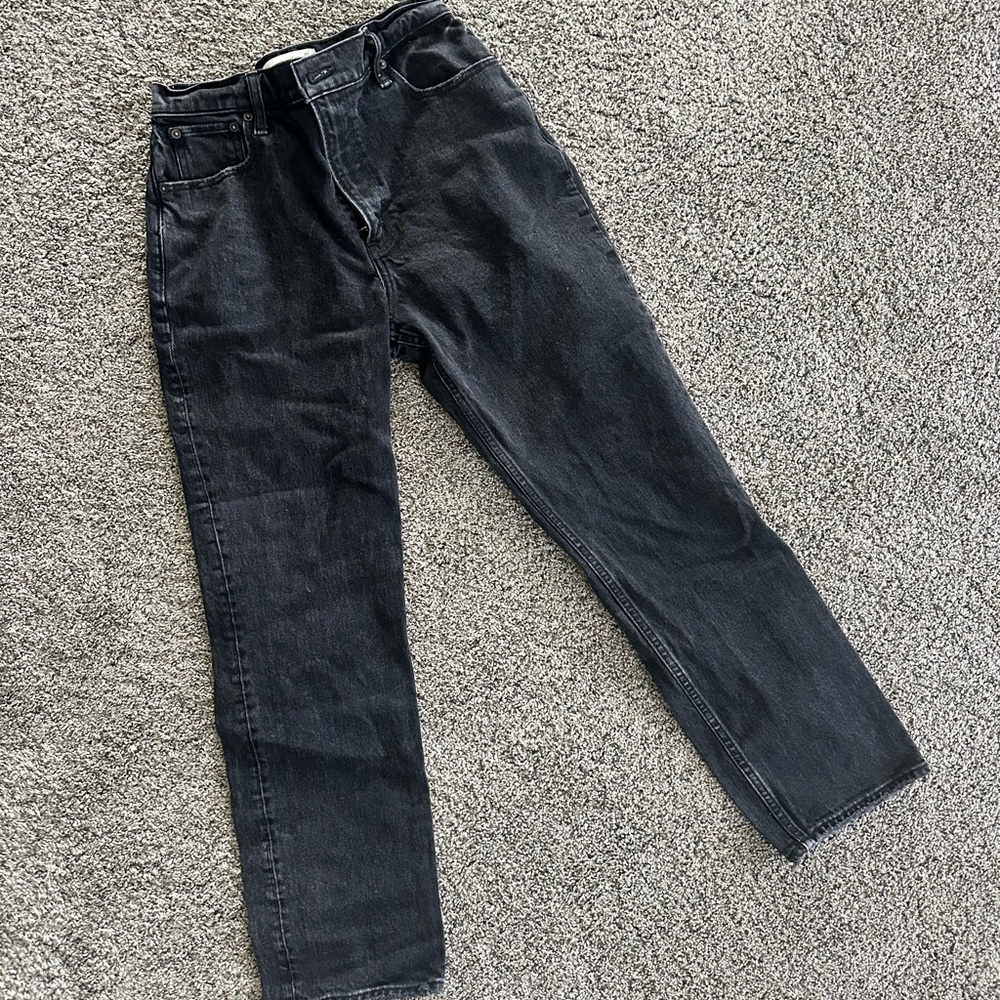 Abercrombie 90s straight ultra high rise jeans
